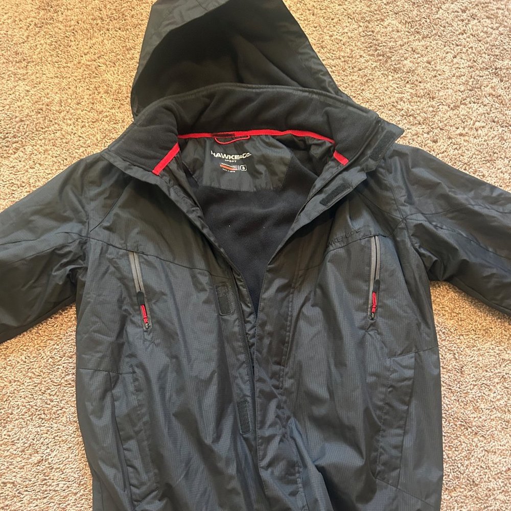 Hawke & Co Black Zip Jacket Men's Small